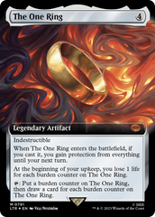 The One Ring (Extended Art) (Surge Foil) [The Lord of the Rings: Tales of Middle-Earth] | D20 Games