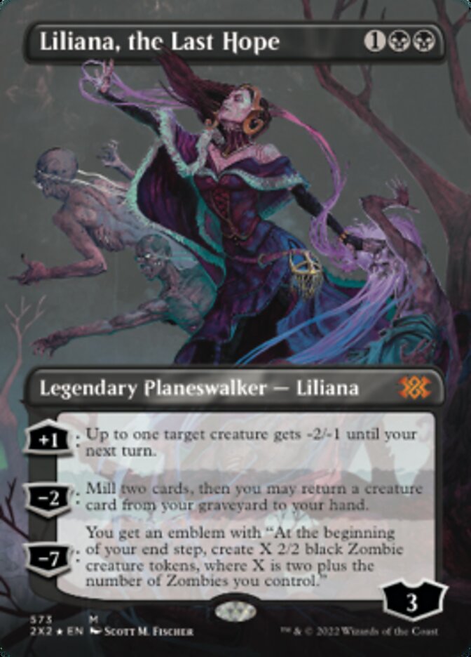 Liliana, the Last Hope (Textured Foil) [Double Masters 2022] | D20 Games