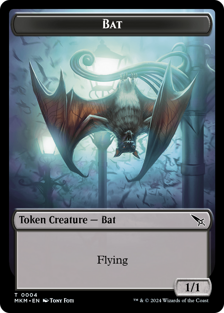 Bat Token [Murders at Karlov Manor Tokens] | D20 Games