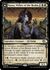 Ayara, Widow of the Realm // Ayara, Furnace Queen (Showcase Planar Booster Fun) [March of the Machine] | D20 Games