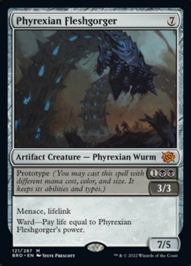 Phyrexian Fleshgorger (Promo Pack) [The Brothers' War Promos] | D20 Games