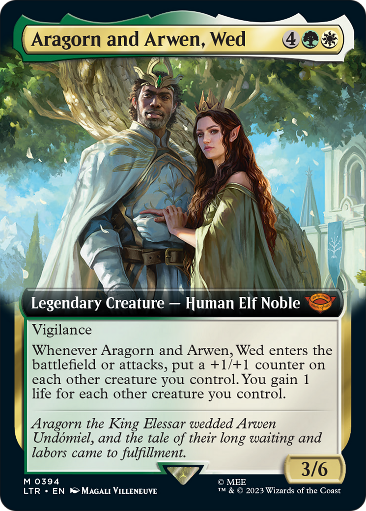 Aragorn and Arwen, Wed (Extended Art) [The Lord of the Rings: Tales of Middle-Earth] | D20 Games