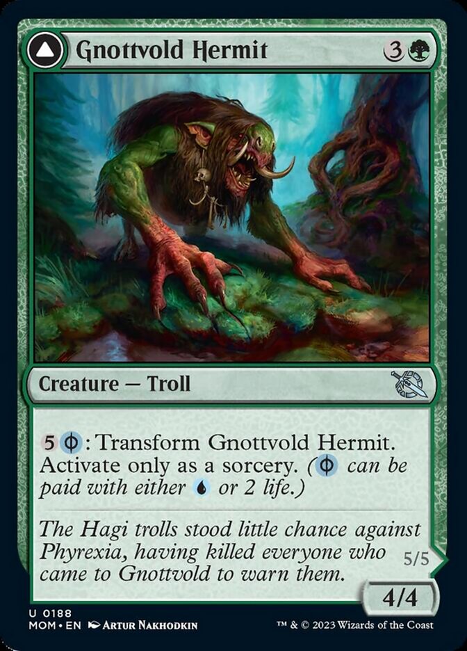 Gnottvold Hermit // Chrome Host Hulk [March of the Machine] | D20 Games