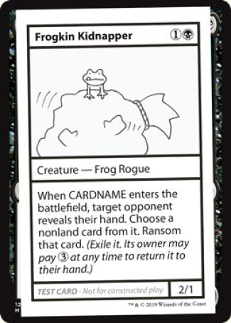 Frogkin Kidnapper (2021 Edition) [Mystery Booster Playtest Cards] | D20 Games