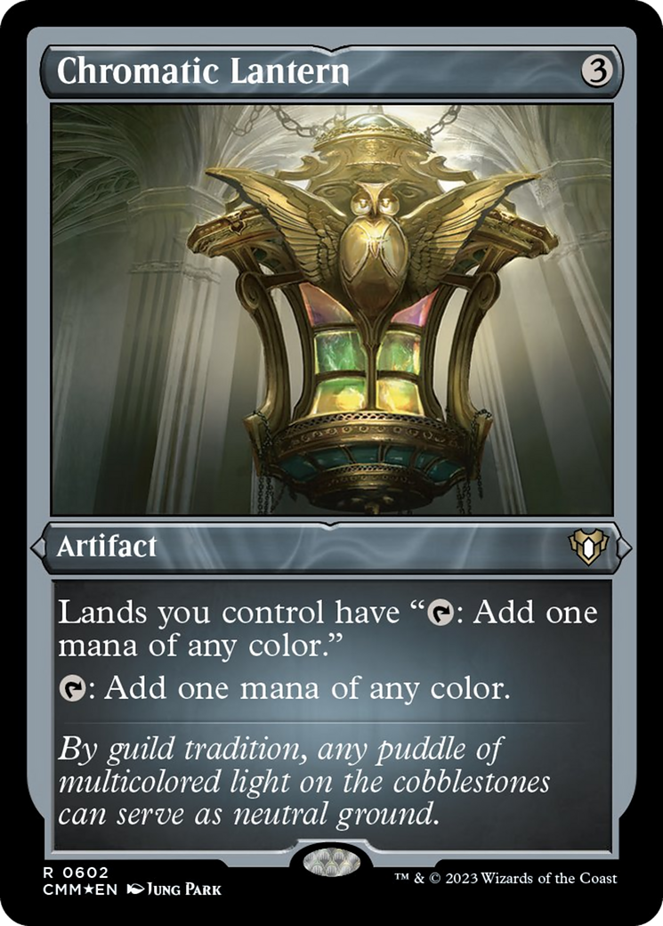 Chromatic Lantern (Foil Etched) [Commander Masters] | D20 Games