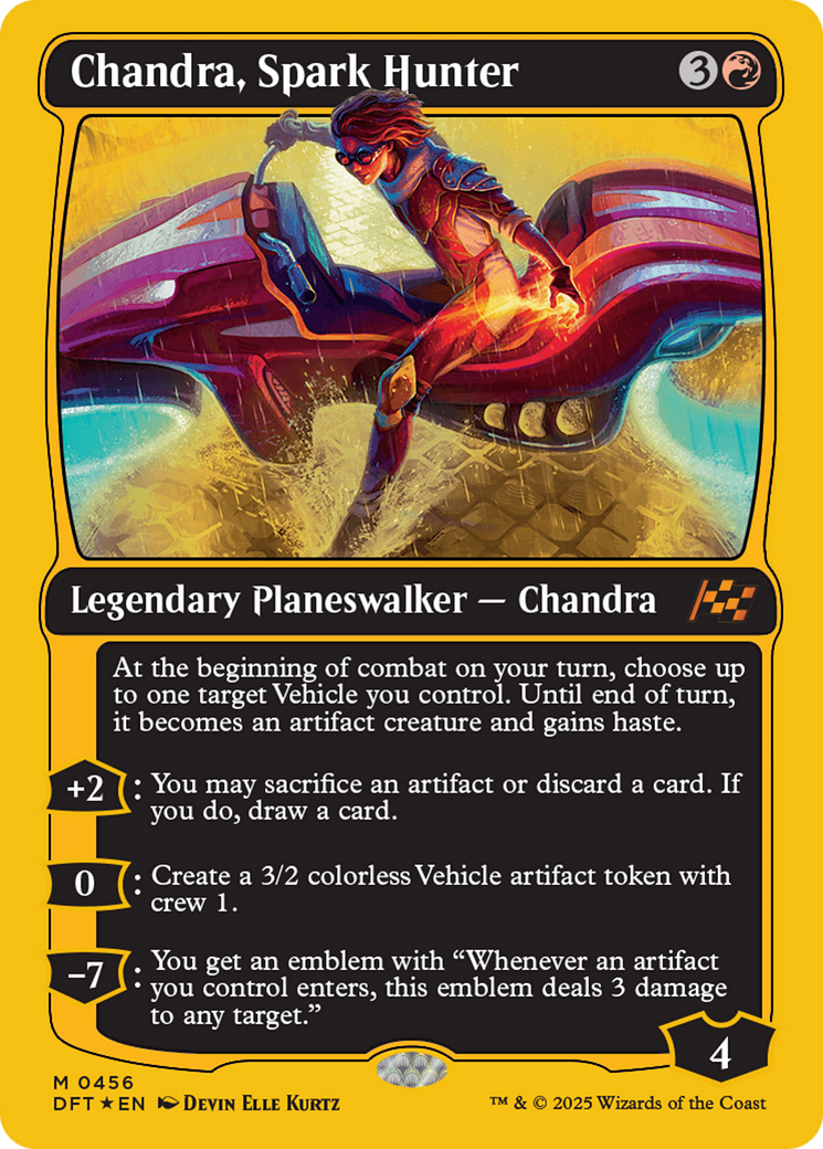 Chandra, Spark Hunter (First-Place Foil) [Aetherdrift] | D20 Games