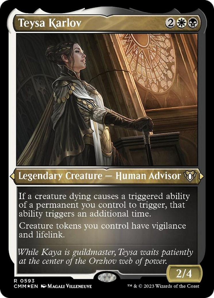 Teysa Karlov (Foil Etched) [Commander Masters] | D20 Games