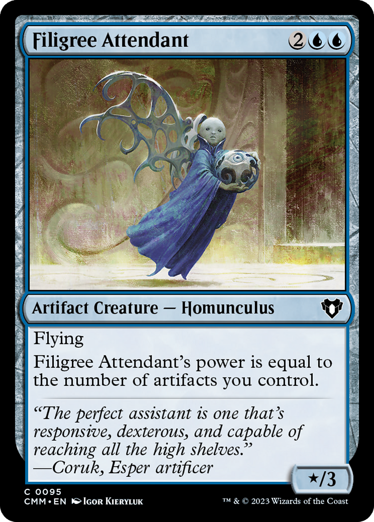 Filigree Attendant [Commander Masters] | D20 Games