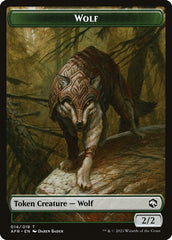 Wolf // Faerie Dragon Double-Sided Token [Dungeons & Dragons: Adventures in the Forgotten Realms Tokens] | D20 Games