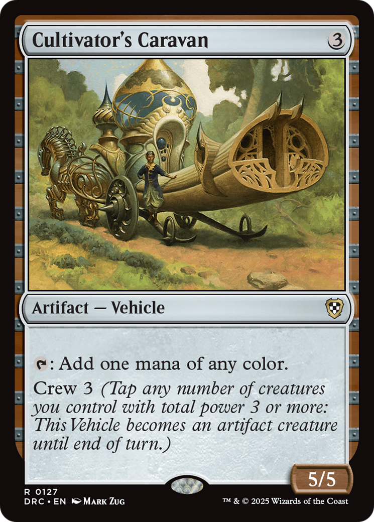 Cultivator's Caravan [Aetherdrift Commander] | D20 Games