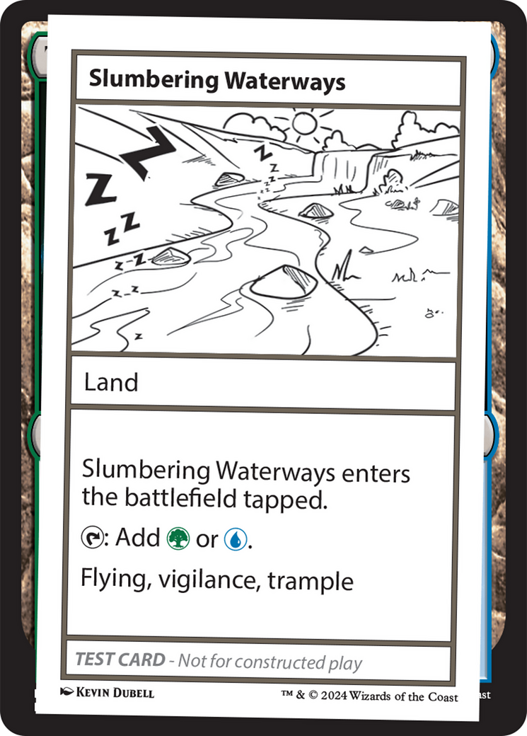 Slumbering Waterways [Mystery Booster 2 Playtest Cards] | D20 Games