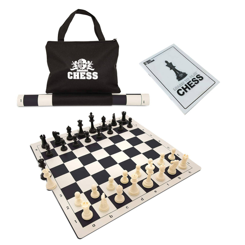 WE Games Best Value Tournament Chess Set - 20 inch: Green