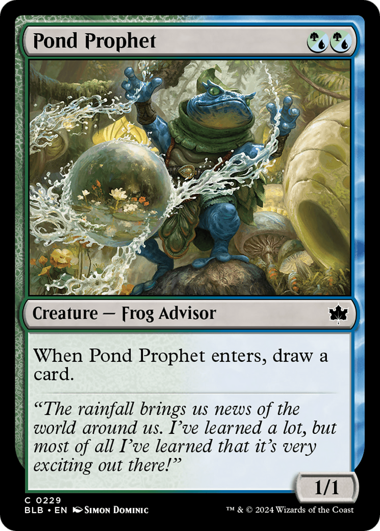 Pond Prophet [Bloomburrow] | D20 Games