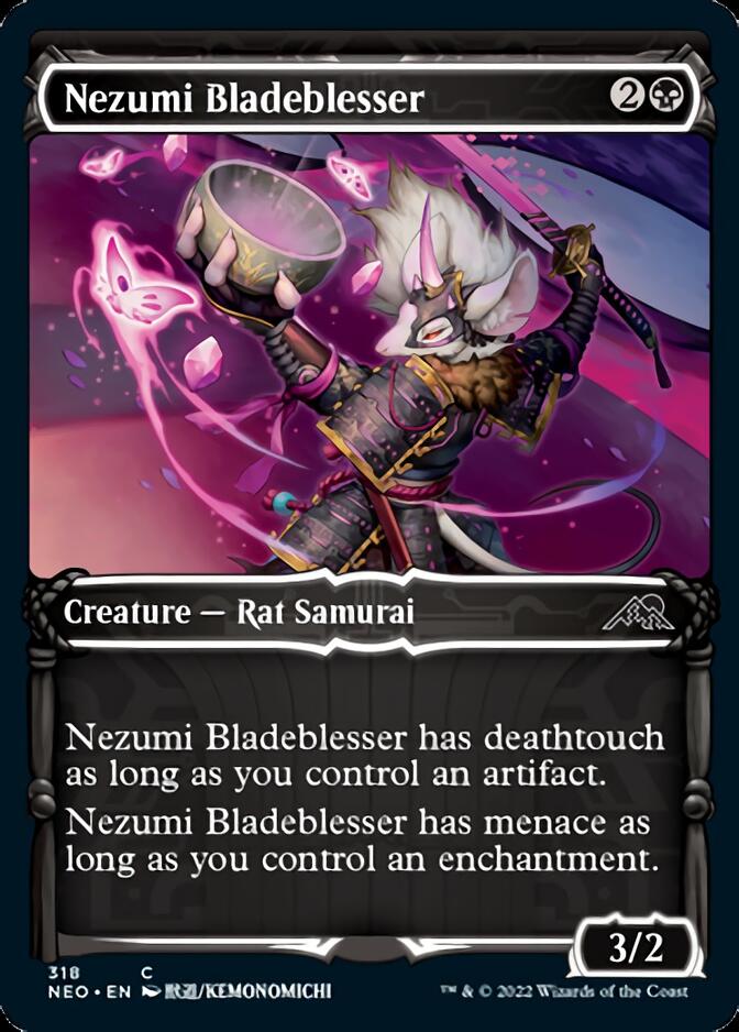 Nezumi Bladeblesser (Showcase Samurai) [Kamigawa: Neon Dynasty] | D20 Games