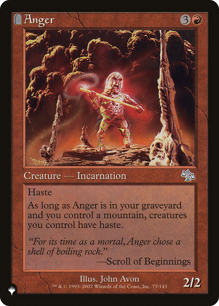 Anger (JUD) [The List Reprints] | D20 Games