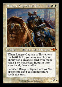 Ranger-Captain of Eos (Retro Foil Etched) [Modern Horizons] | D20 Games