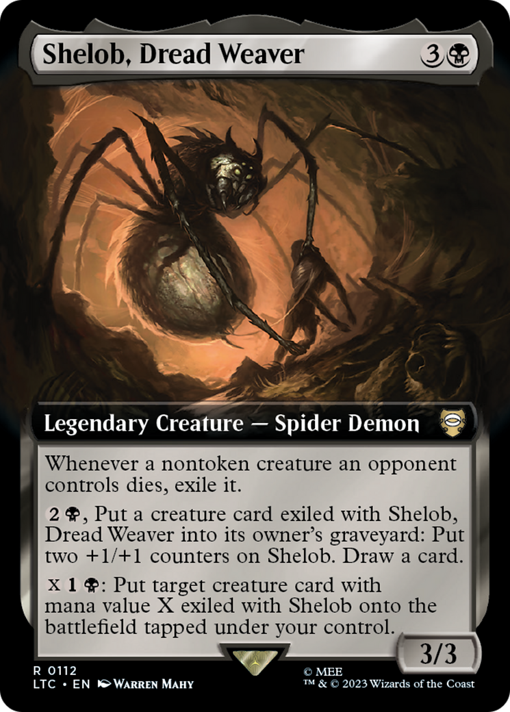 Shelob, Dread Weaver (Extended Art) [The Lord of the Rings: Tales of Middle-Earth Commander] | D20 Games