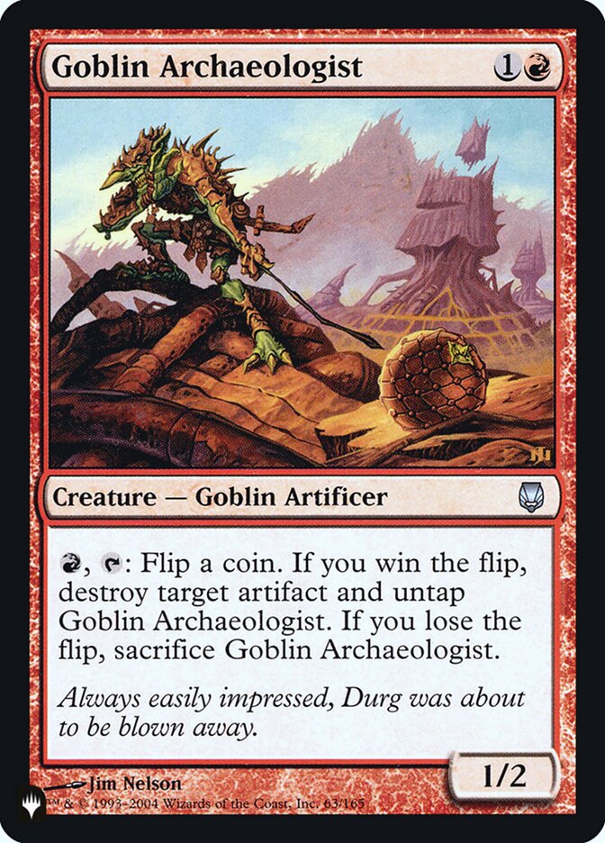 Goblin Archaeologist [Secret Lair: Heads I Win, Tails You Lose] | D20 Games