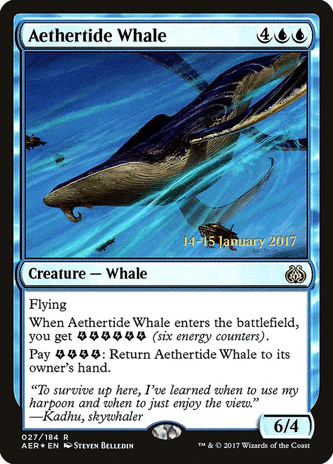 Aethertide Whale [Aether Revolt Prerelease Promos] | D20 Games