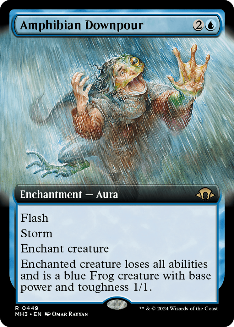 Amphibian Downpour (Extended Art) [Modern Horizons 3] | D20 Games