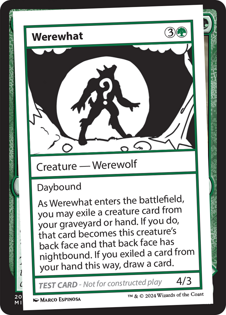 Werewhat [Mystery Booster 2 Playtest Cards] | D20 Games