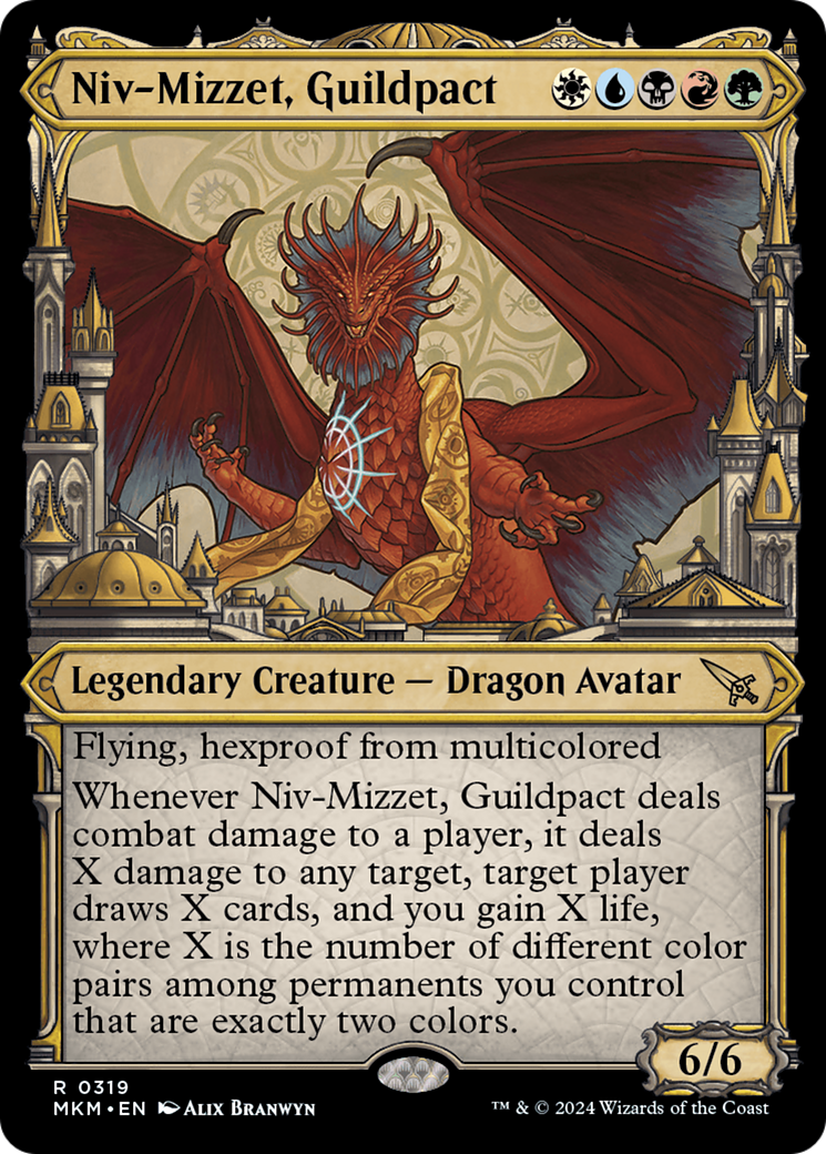 Niv-Mizzet, Guildpact (Showcase) (319) [Murders at Karlov Manor] | D20 Games