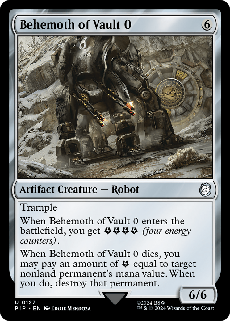 Behemoth of Vault 0 [Fallout] | D20 Games