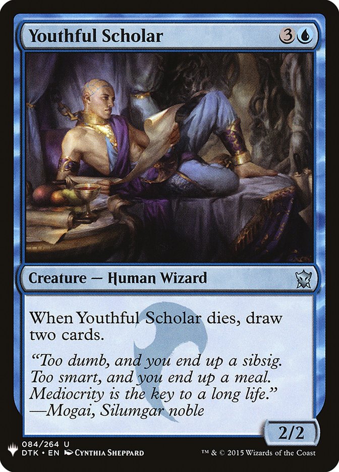 Youthful Scholar [Mystery Booster] | D20 Games