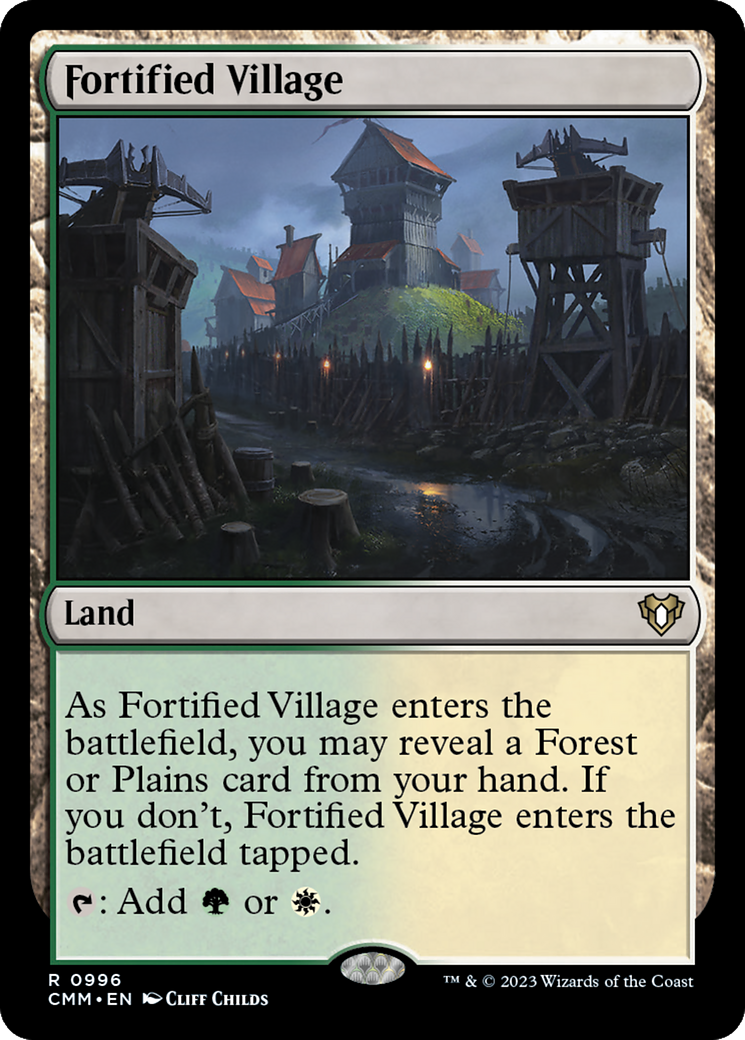 Fortified Village [Commander Masters] | D20 Games