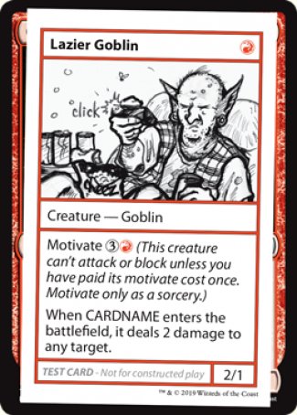 Lazier Goblin (2021 Edition) [Mystery Booster Playtest Cards] | D20 Games