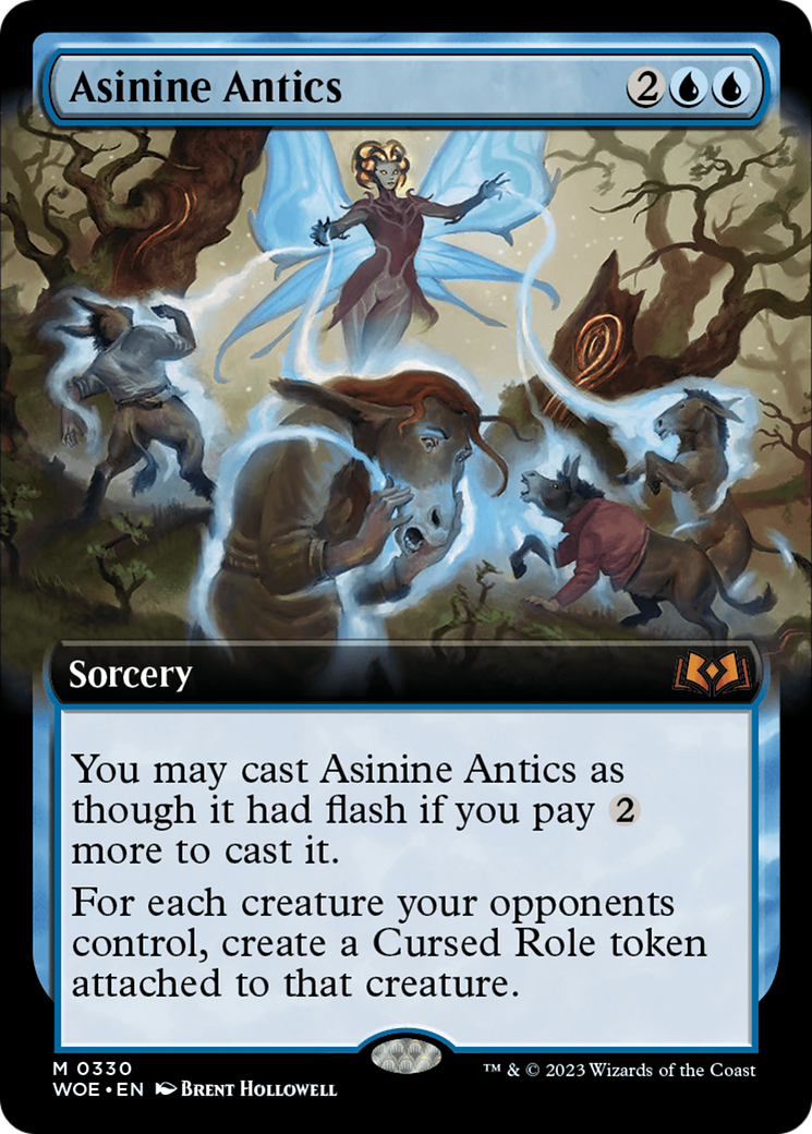 Asinine Antics (Extended Art) [Wilds of Eldraine] | D20 Games