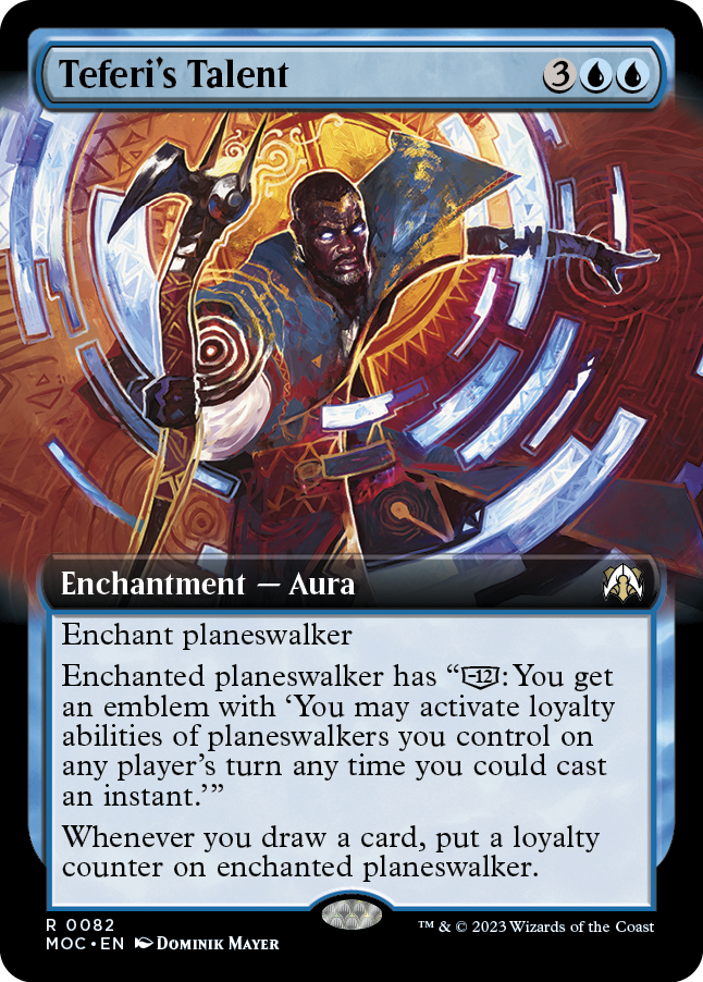 Teferi's Talent (Extended Art) [March of the Machine Commander] | D20 Games