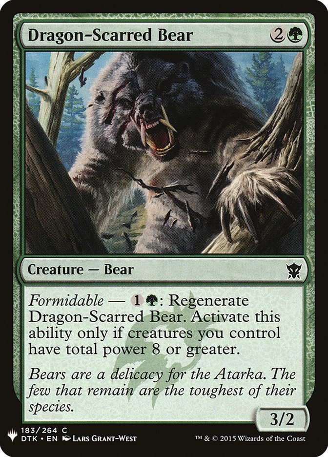 Dragon-Scarred Bear [Mystery Booster] | D20 Games