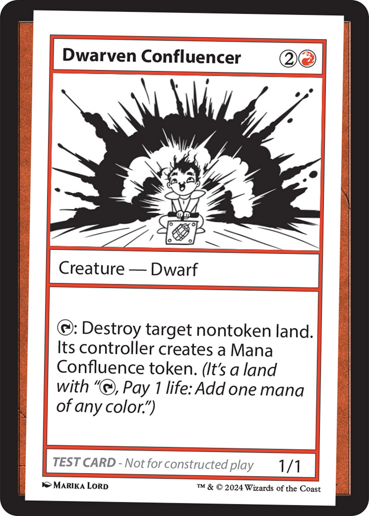 Dwarven Confluencer [Mystery Booster 2 Playtest Cards] | D20 Games