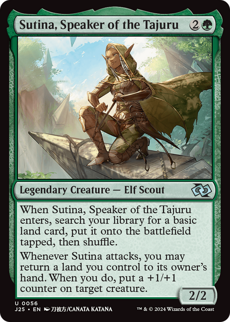 Sutina, Speaker of the Tajuru (Anime) [Foundations Jumpstart] | D20 Games