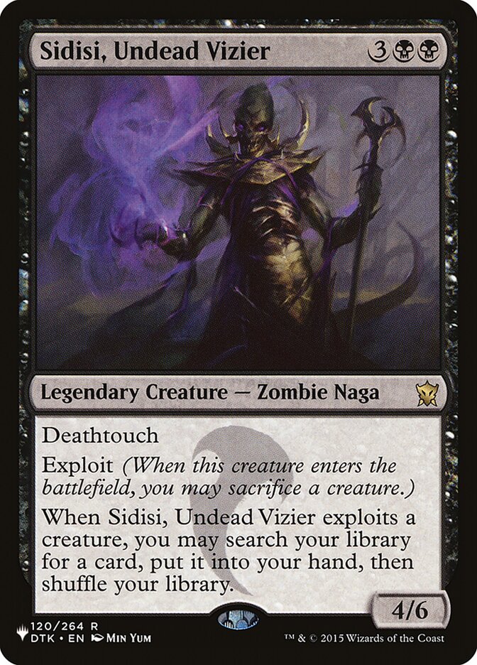 Sidisi, Undead Vizier [The List] | D20 Games