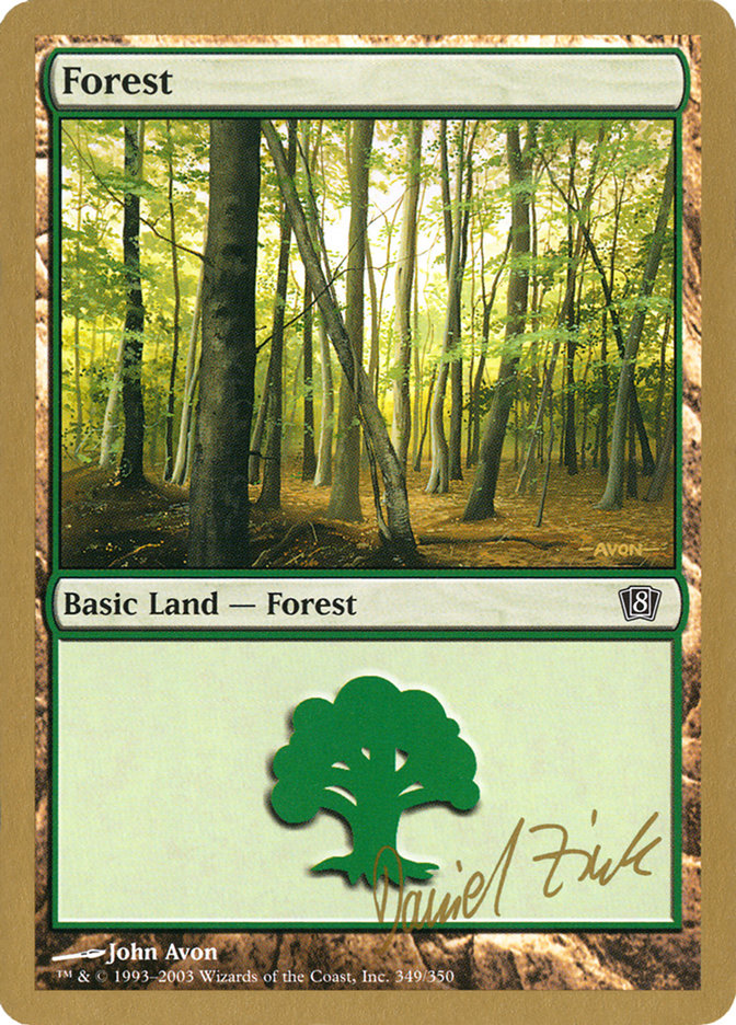 Forest (dz349) (Daniel Zink) [World Championship Decks 2003] | D20 Games