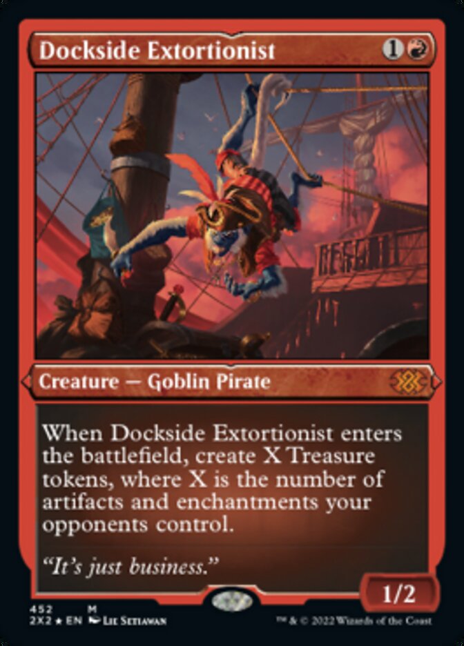 Dockside Extortionist (Foil Etched) [Double Masters 2022] | D20 Games