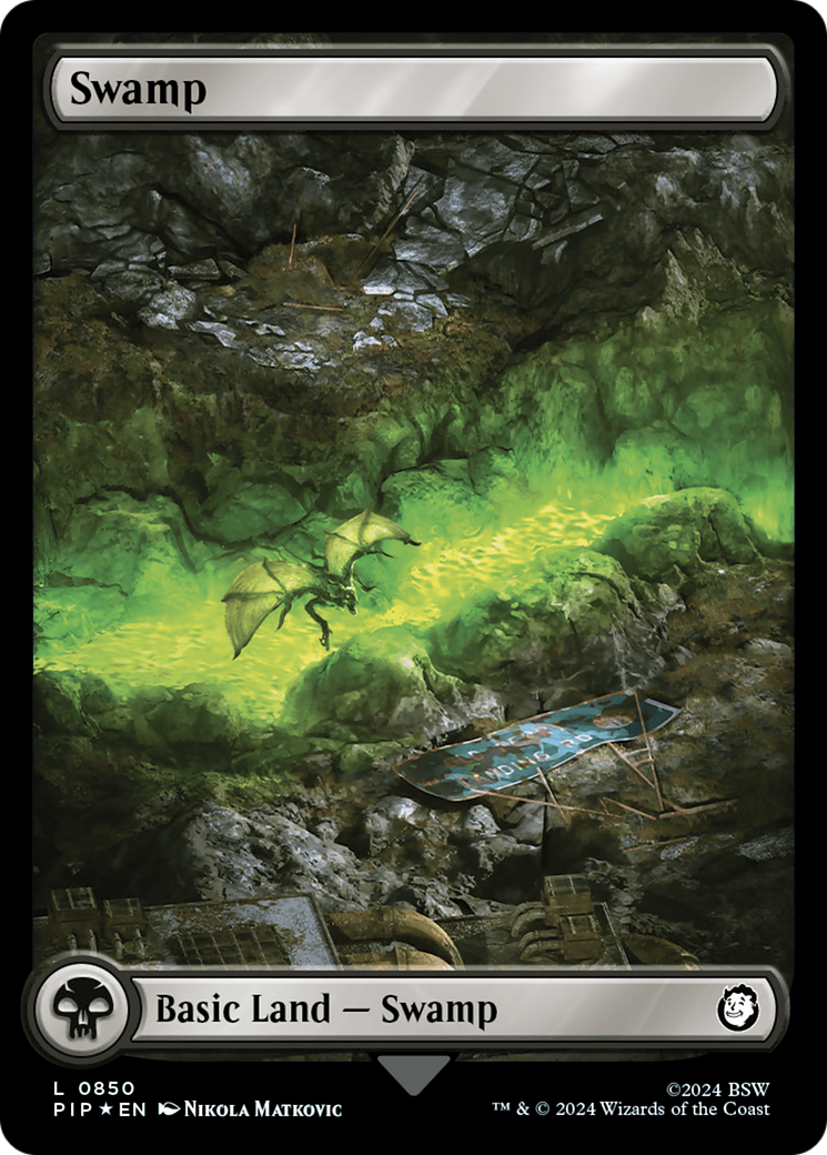 Swamp (0850) (Surge Foil) [Fallout] | D20 Games