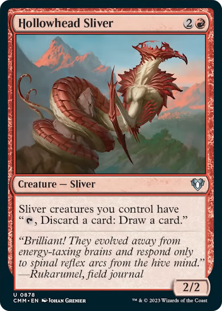 Hollowhead Sliver [Commander Masters] | D20 Games