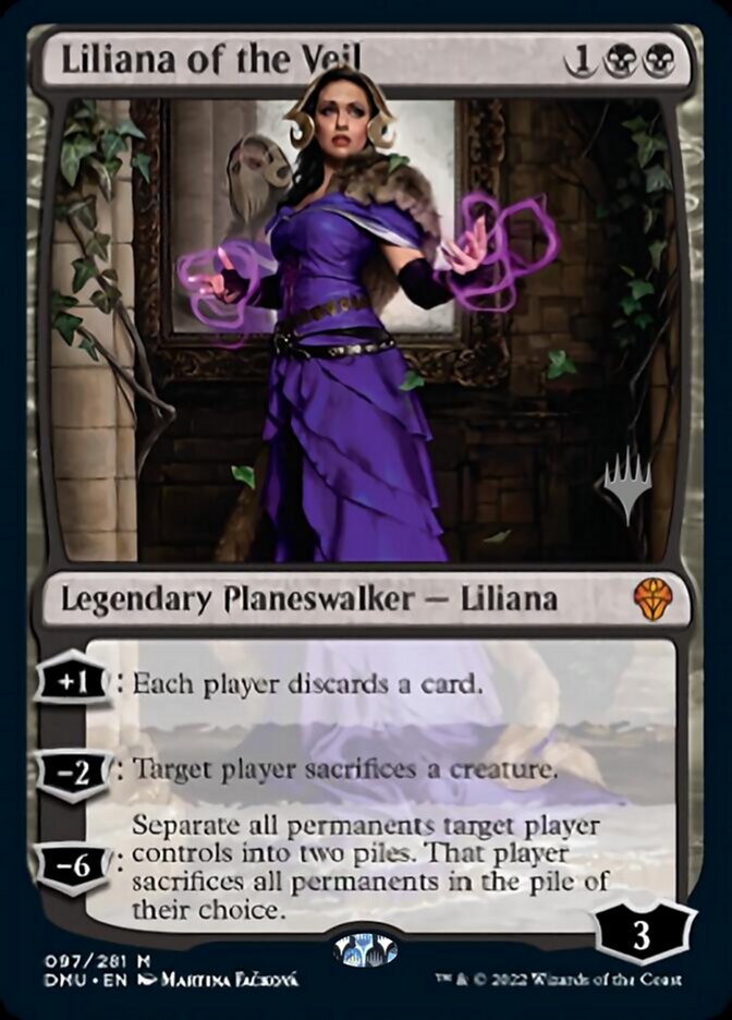 Liliana of the Veil (Promo Pack) [Dominaria United Promos] | D20 Games