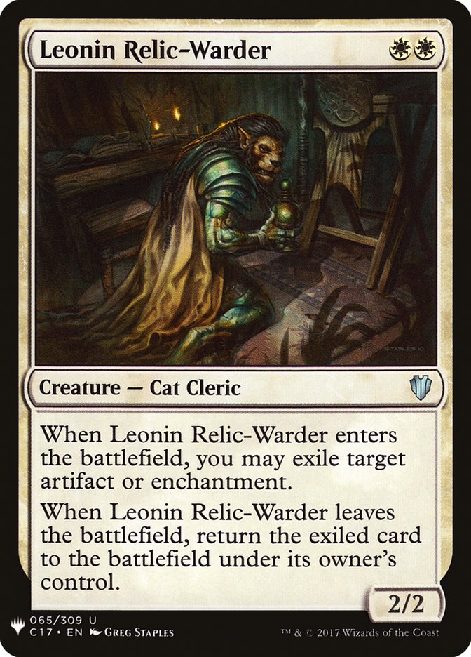 Leonin Relic-Warder [Mystery Booster] | D20 Games