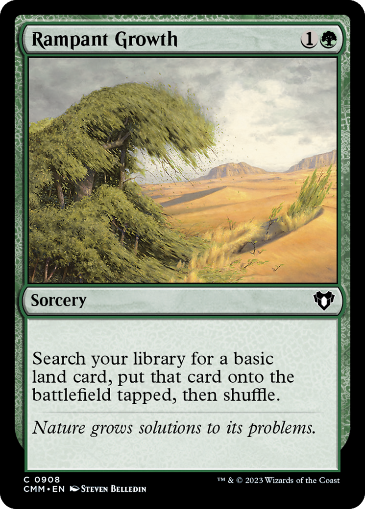 Rampant Growth [Commander Masters] | D20 Games