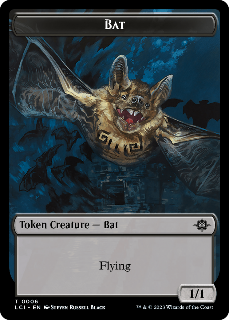 Vampire // Bat Double-Sided Token [The Lost Caverns of Ixalan Tokens] | D20 Games