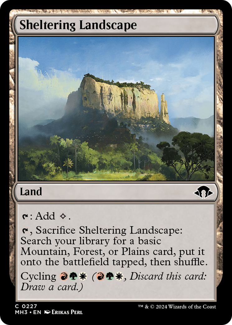 Sheltering Landscape [Modern Horizons 3] | D20 Games