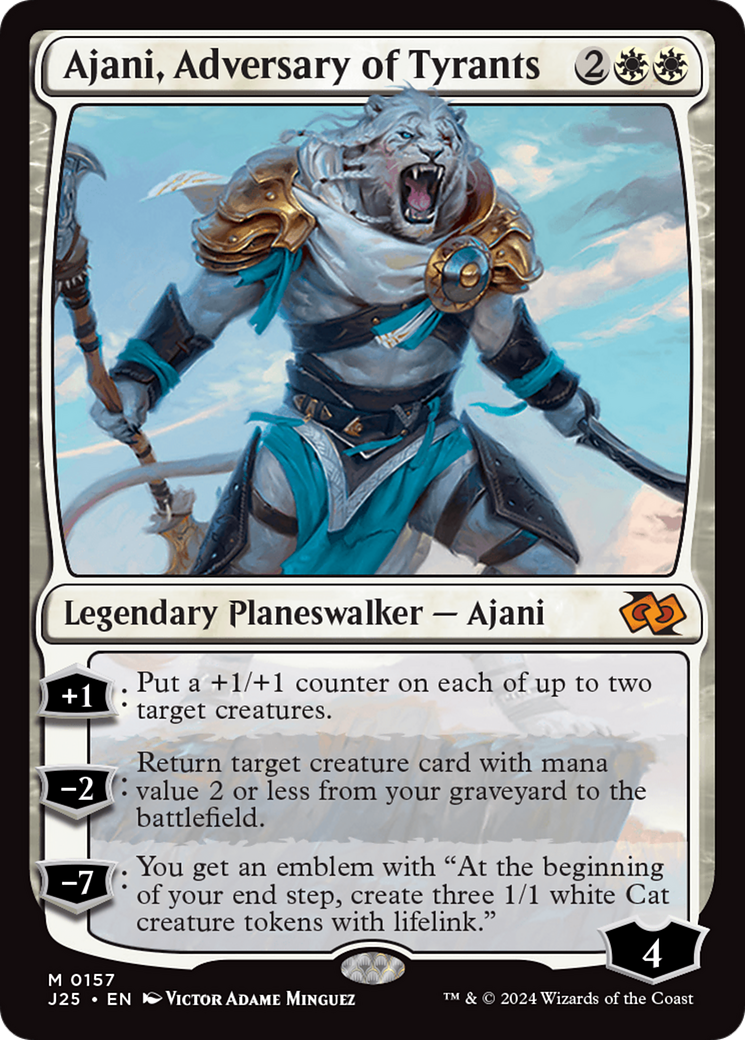 Ajani, Adversary of Tyrants [Foundations Jumpstart] | D20 Games