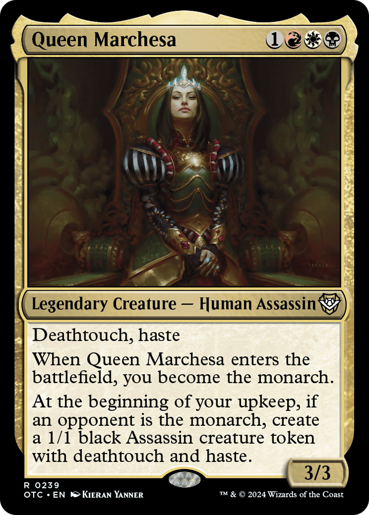 Queen Marchesa [Outlaws of Thunder Junction Commander] | D20 Games