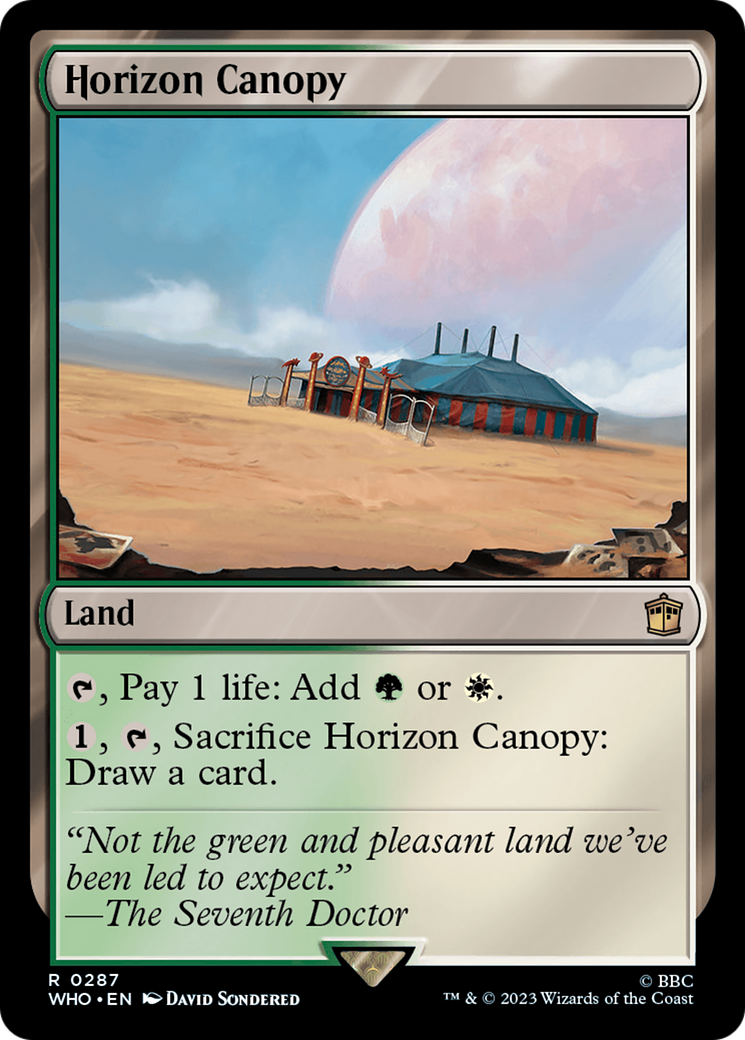 Horizon Canopy [Doctor Who] | D20 Games
