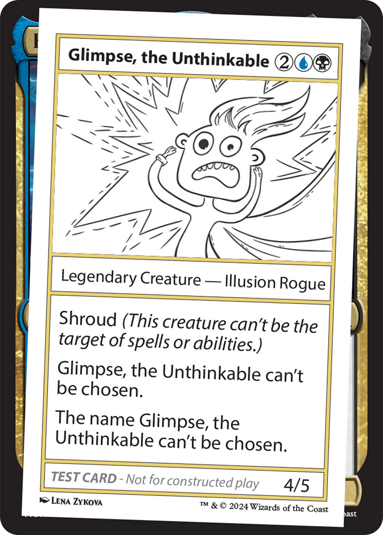 Glimpse, the Unthinkable [Mystery Booster 2 Playtest Cards] | D20 Games