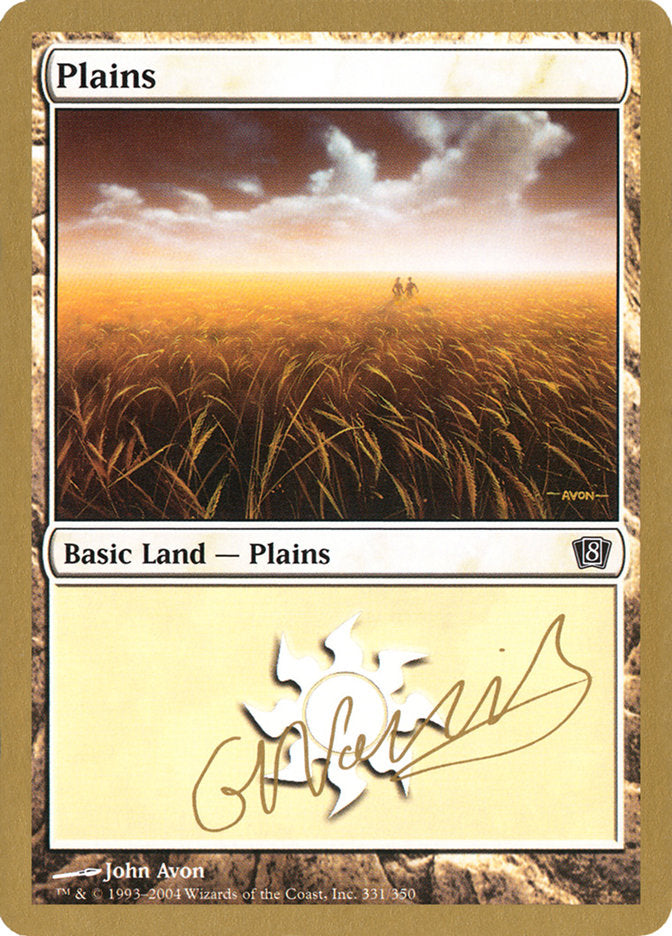 Plains (gn331) (Gabriel Nassif) [World Championship Decks 2004] | D20 Games